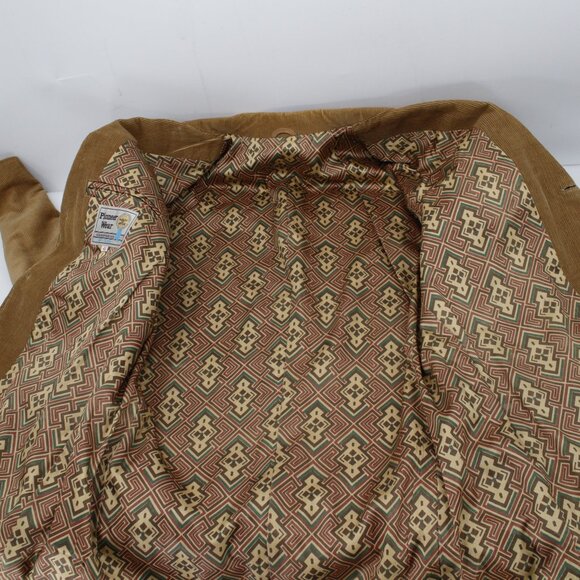 Vtg Pioneer Wear Sport Coat Mens 40 Western brown Corduroy chore Jacket cowboy - Picture 15 of 15